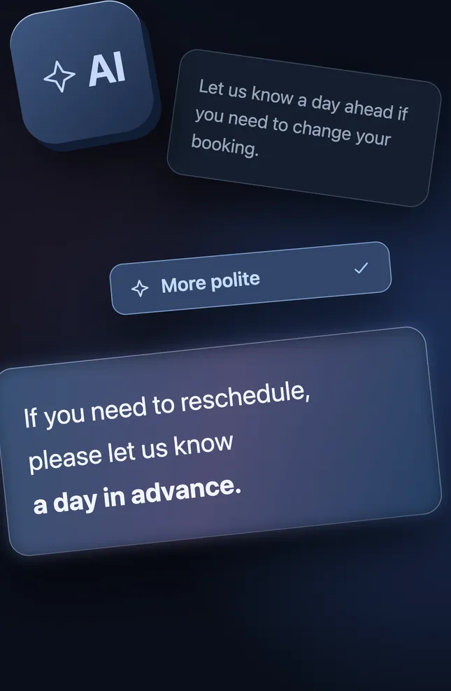 Rewrite with Apple Intelligence